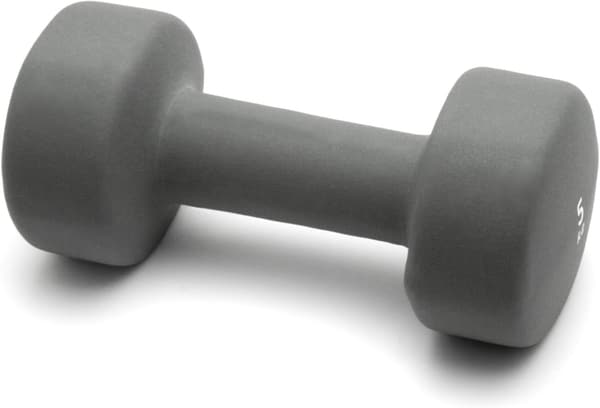筋トレ用ノースリップダンベル5kg【La-VIE】握りやすいハンドル付き