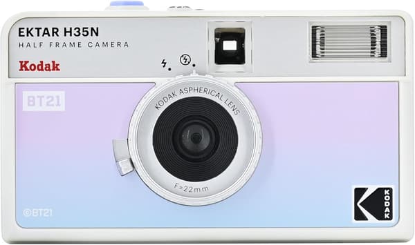 KODAK EKTAR H35N ハーフフレームフィルムカメラ BT21エディション 35mm 再利用可能 コーティングレンズ