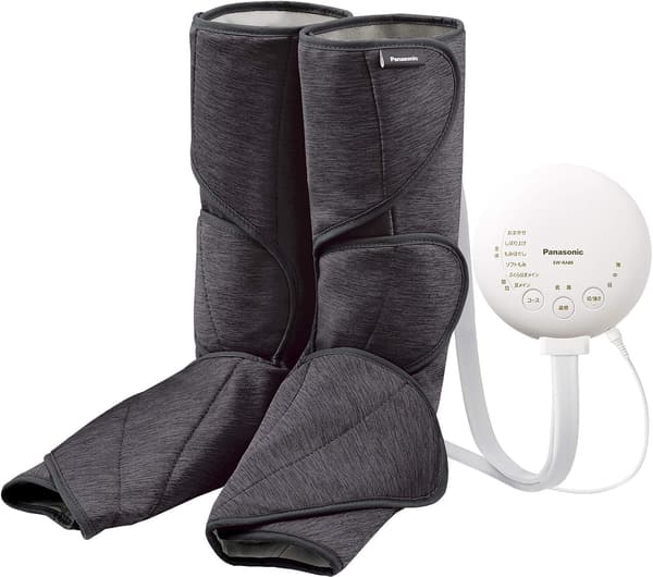 エアーマッサージャー レッグリフレ 足先・ふくらはぎ用 温感機能付き ダークグレー