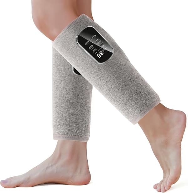 エアーレッグリラックス ふくらはぎケア 温熱＆空気圧 マッサージャー コードレス USB充電式 男女兼用 日本語取扱説明書付き (2個)