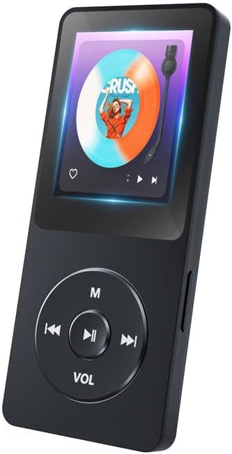 新改良版Bluetooth5.1対応32GB MP3プレーヤー - HIFI音質・128GB拡張可能・スピーカー付き・日本語説明書付き