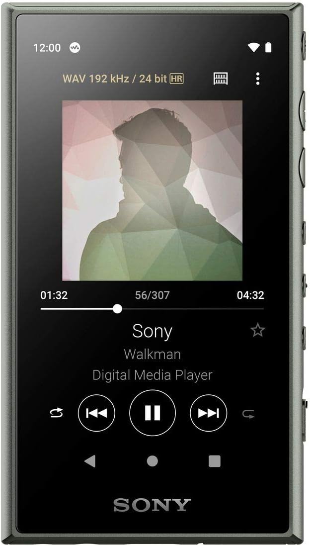 ハイレゾ対応32GBウォークマンNW-A106 - Bluetooth・Android・タッチパネル・最大26時間再生 - アッシュグリーン
