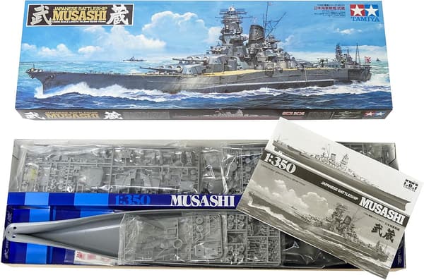日本海軍戦艦武蔵 1/350スケール プラモデル タミヤ 78031