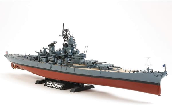アメリカ海軍戦艦BB-63ミズーリ 1991年仕様 プラモデル 1/350スケール