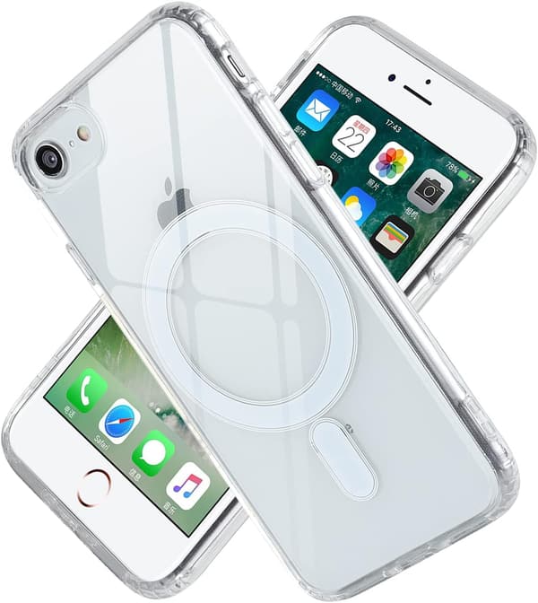 iPhone 7/8/SE2020/SE2022対応 MagSafe対応 耐衝撃透明ケース 清透明 4.7インチ用