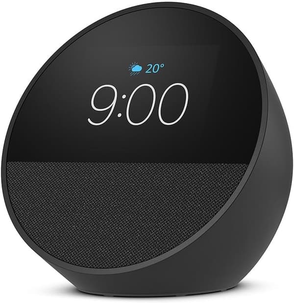 スマートアラームクロック「Echo Spot」（2024年発売） - Alexa対応、鮮やかな音質 | ブラック