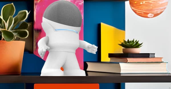Echo Dot 第4・5世代用デスクトップスタンド (ホワイト) - Splin Alexaスマートスピーカー対応