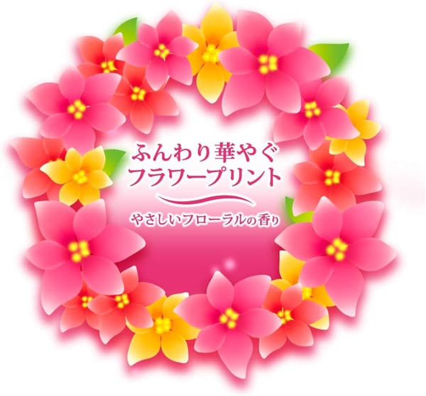 エリエール フラワープリント トイレットペーパー 25m×72ロール (ダブル・12ロール×6パック) パルプ100% 花の香り【ケース販売】