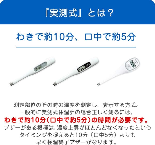 オムロン 実測電子体温計 けんおんくん MC-170