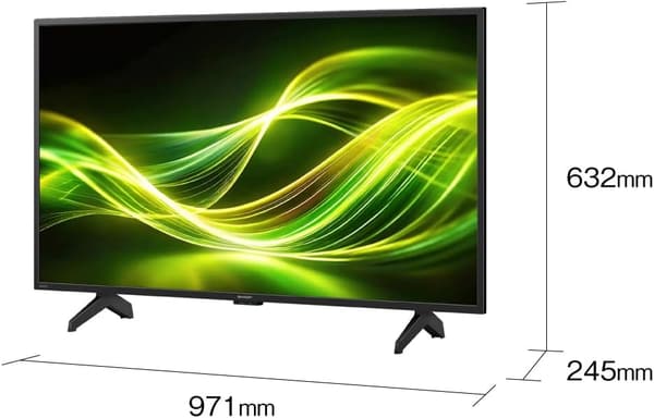 43型フルハイビジョン液晶テレビ シャープ AQUOS 2T-C43GF-2 Bluetooth・Google TV・音声操作・Wチューナー
