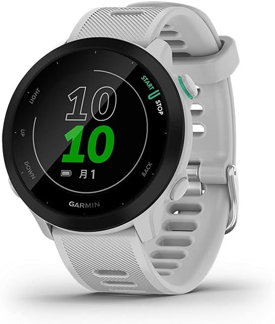 ランニングウォッチ GPS 心拍計搭載 軽量防水 フォアアスリート55 ブラック【日本正規品】