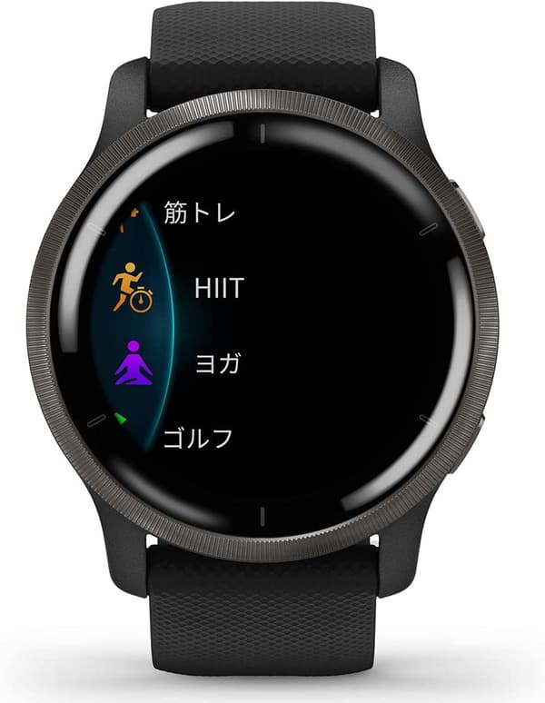 Venu 2 スマートウォッチ【11日間稼働/睡眠分析/ストレス管理/Suica対応】