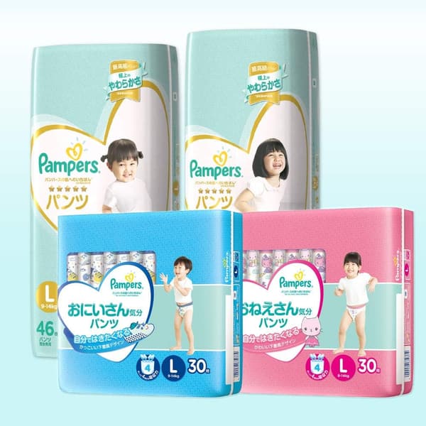 肌に優しいパンツ型オムツ Lサイズ（9〜14kg）30枚