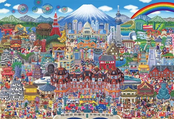日本名所ジグソーパズル 1000ピース (26×38cm) 【日本製】