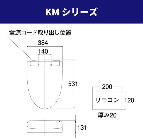 瞬間式温水洗浄便座（ホワイト）TOTO KMシリーズ TCF8FM46#NW1