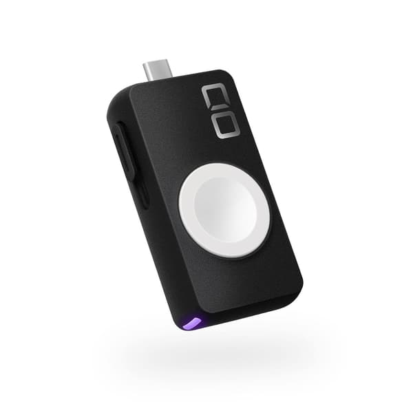 Apple Watch 充電器 モバイルバッテリー 2in1【MFi認証】小型軽量 ブラック