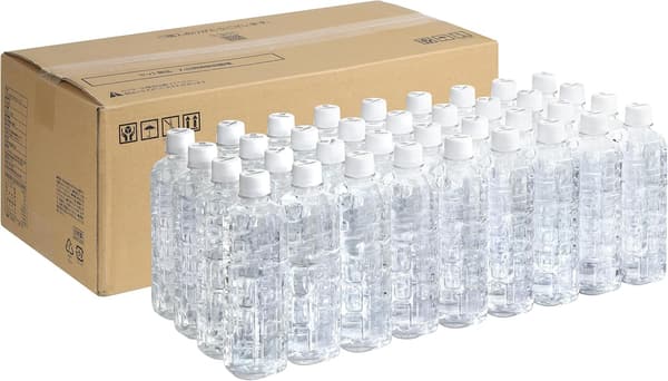 ナチュラルミネラルウォーター 500ml ラベルレス 36本セット