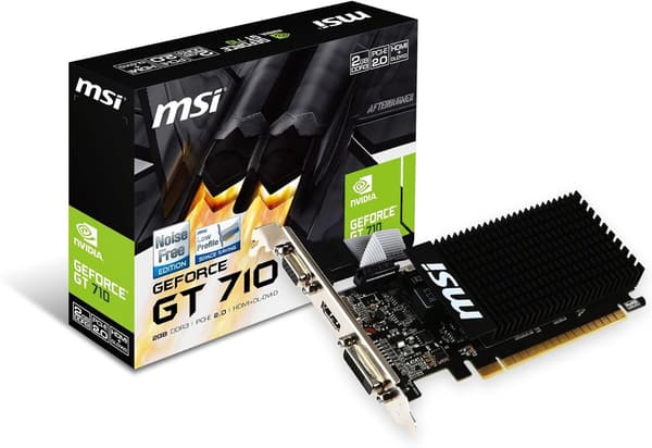 MSI GeForce GT710 2GB GDDR3 グラフィックスボード