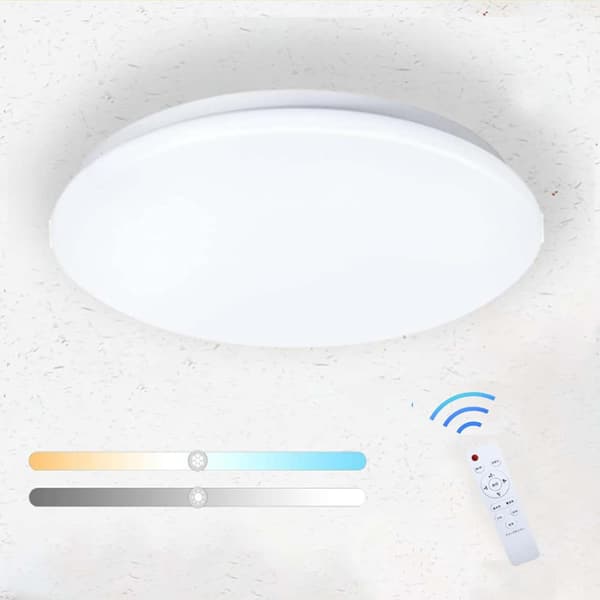 無段階調光・調色 LEDシーリングライト 28Wリモコン付き 8畳向け
