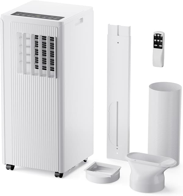 家庭用ポータブルエアコン 2025年新型 冷房10畳対応 リモコン付き