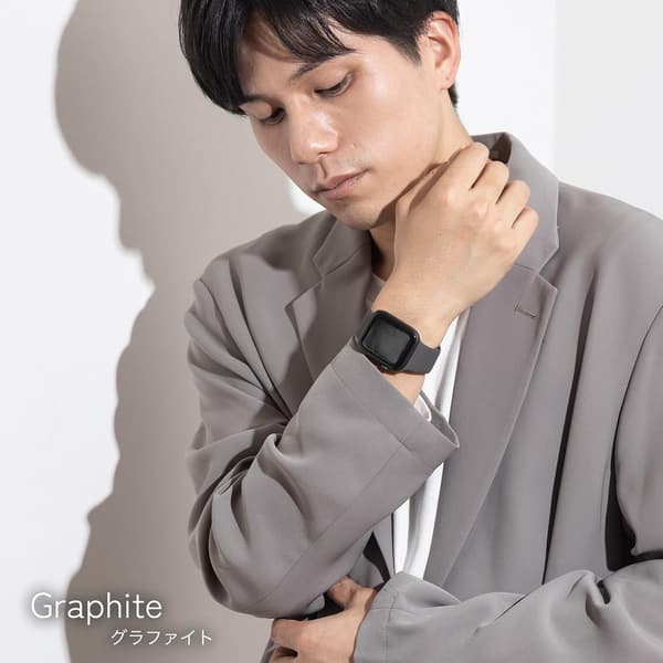 アップルウォッチ用シリコンスポーツバンド くすみカラー 38mm-49mm対応