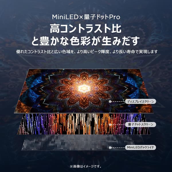 TCL 55V型 4K液晶テレビ 量子ドットMiniLED Google TV 2024年モデル