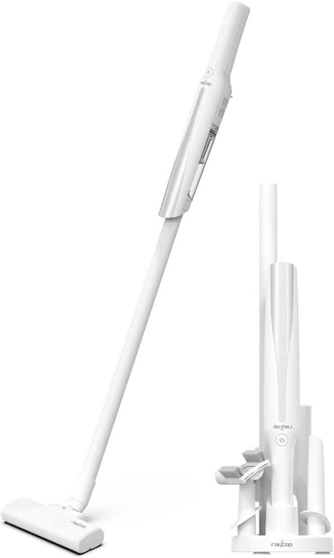 超軽量コードレス掃除機 16,000Pa吸引力 USB充電 HEPAフィルター付き RAC-100JPW