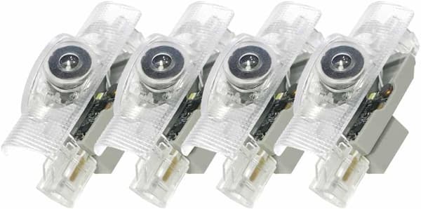 レクサス用 車用カーテシライト 角度調整機能付き LEDロゴ投影 4個セット