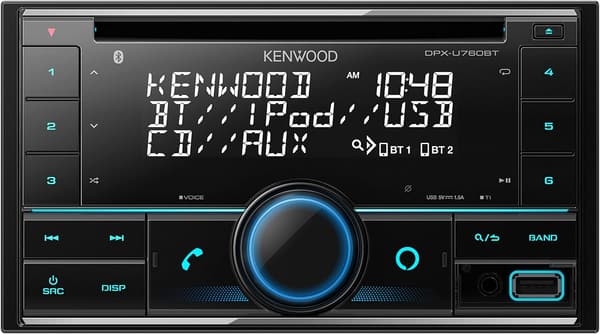 ケンウッド Bluetooth対応 2DIN MP3/WMA/AAC/WAV/FLACレシーバー DPX-U760BT