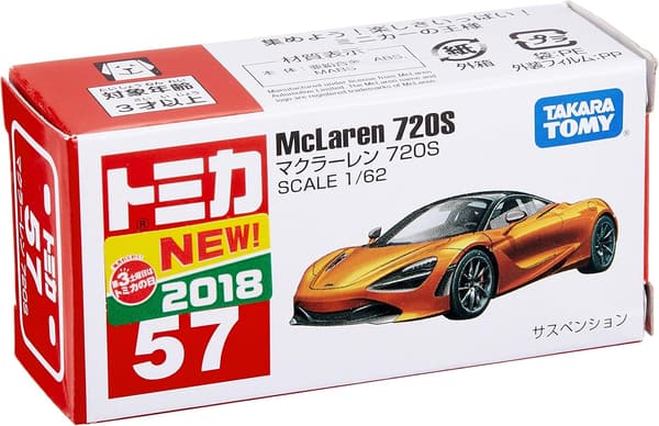 タカラトミー トミカ No.57 マクラーレン720S ミニカー (3歳以上向け)