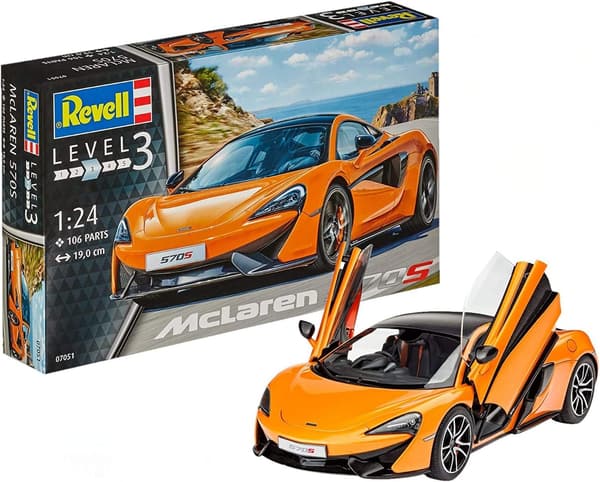マクラーレン570S プラモデル 1/24スケール - ドイツRevell製