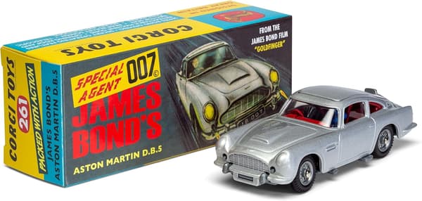 アストンマーチンDB5シルバー007ボンドカー1/43ミニカー