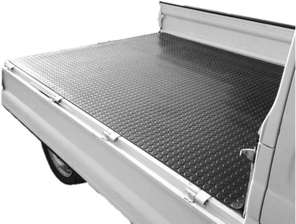 軽トラック荷台用ゴムマット（厚さ5mm、1400mm×2010mm）滑り止め・防水・耐久性