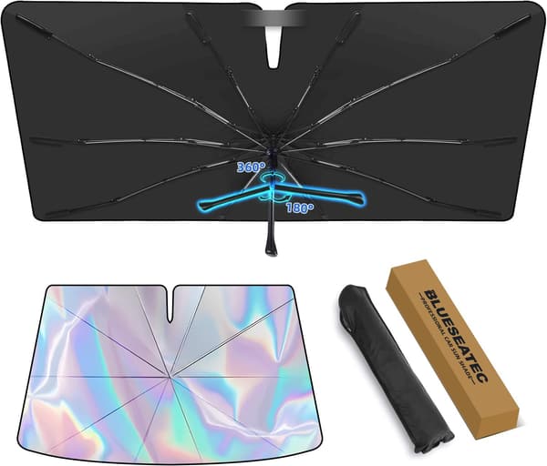 トヨタ アルファード ヴェルファイア 30系 傘型フロントガラスサンシェード UVカット 収納袋付き
