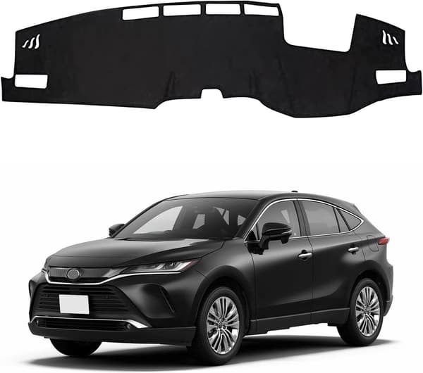 トヨタ ハリアー 80系専用 ダッシュボードマット ブラック 日焼け防止 車内アクセサリー