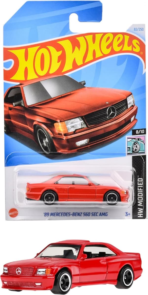 '89 メルセデス・ベンツ 560 SEC AMG ミニカー【ホットウィール】【3才~】