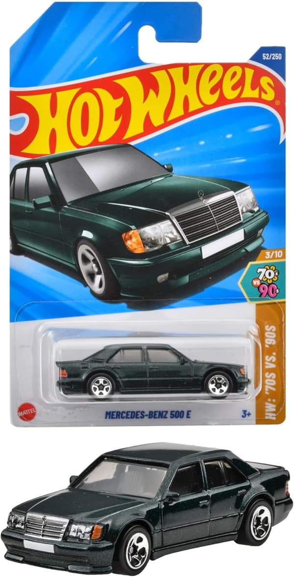メルセデス・ベンツ500E ホットウィール ベーシックカー ミニカー 3歳以上用
