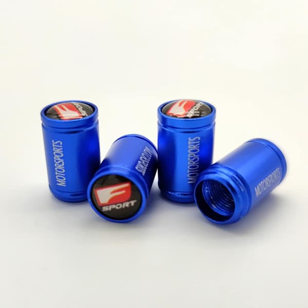 高級合金製エアバルブキャップ(青)全車種対応 SPIRIT BEAST F sport レクサス用