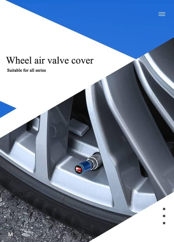 高級合金製エアバルブキャップ(青)全車種対応 SPIRIT BEAST F sport レクサス用