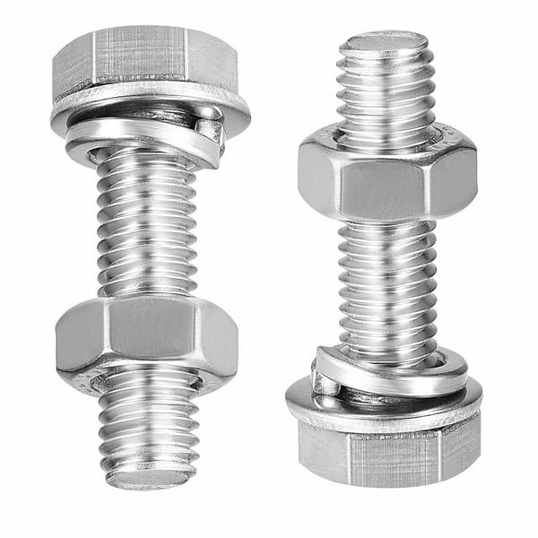 エキゾーストガスケット用 M10 ステンレス鋼製フランジボルト 2本セット 35mm P1.5