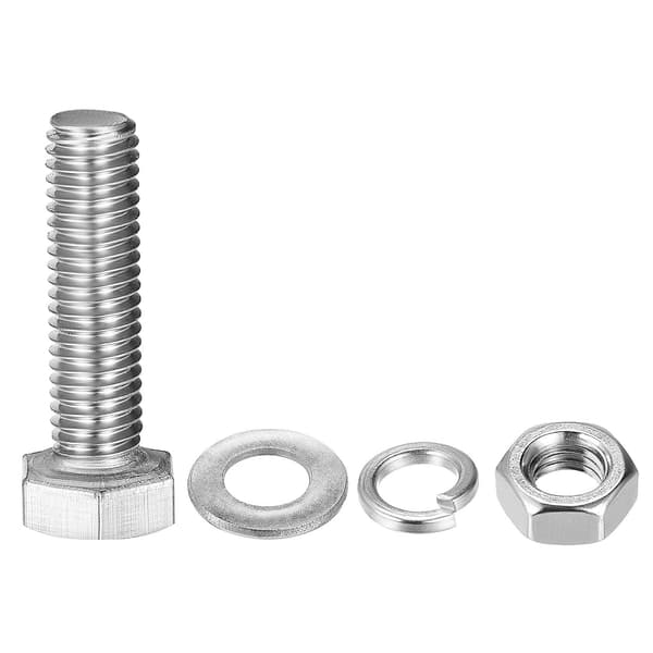 エキゾーストガスケット用 M10 ステンレス鋼製フランジボルト 2本セット 35mm P1.5