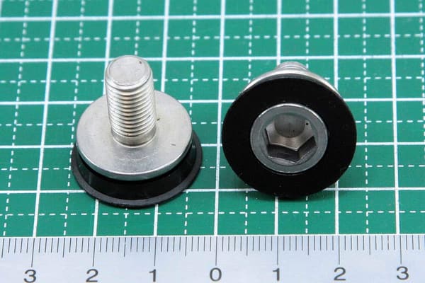 デオーレ LX 用コッタレスボルト M8x15mm 2個セットクランク固定用