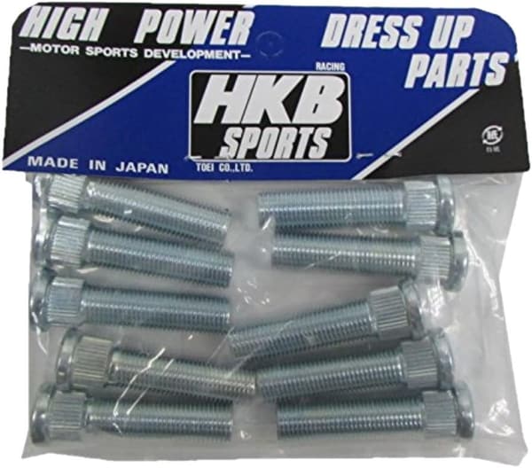 HKB 10mm ハブボルト 10個セット NEW日産対応