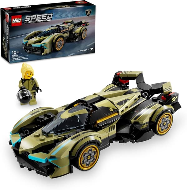 誕生日プレゼント LEGO スピードチャンピオン ランボルギーニ V12ビジョン・グランツーリスモ ブロック おもちゃ 76923