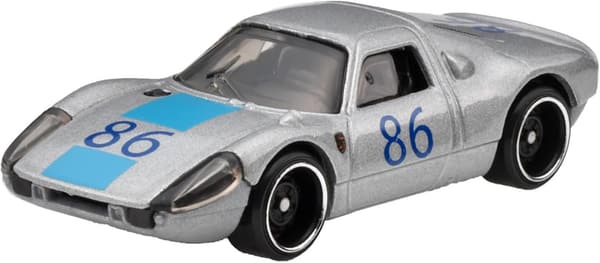 ポルシェ904カレラGTS ミニカー おもちゃ 車 3歳以上 シルバー