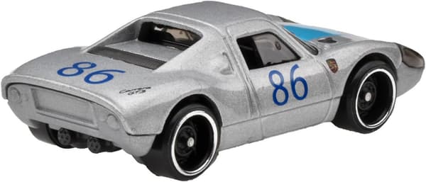 ポルシェ904カレラGTS ミニカー おもちゃ 車 3歳以上 シルバー
