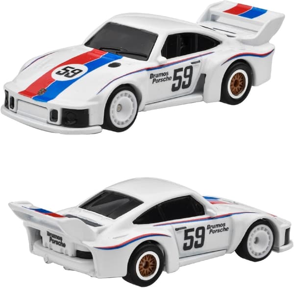 ポルシェ ミニカー4台セット - ホットウィール プレミアムコレクター【3才以上】