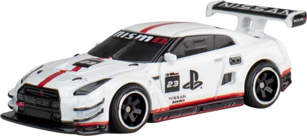 グランツーリスモ 日産GT-R NISMO GT3 ミニカー おもちゃ 3歳以上用 ホワイト
