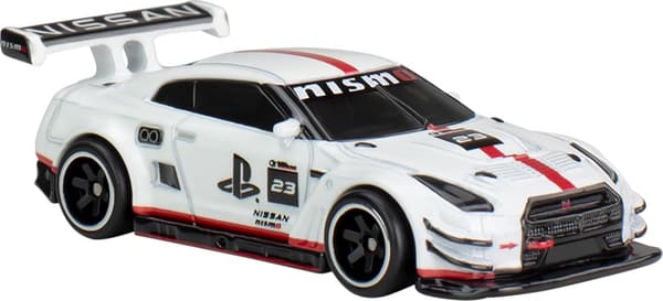 グランツーリスモ 日産GT-R NISMO GT3 ミニカー おもちゃ 3歳以上用 ホワイト