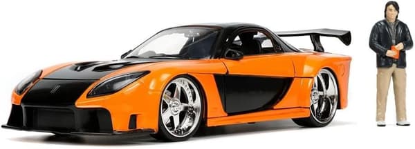 ワイルドスピード F&F HANのマツダRX-7 ヴェイルサイド ミニカー 1:24